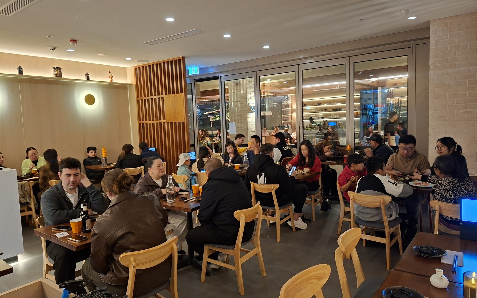 A full house in the Yuzu Norwest dining room